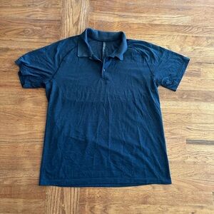 Lululemon Navy Breathable Polo Short sleeve Tee Men's XL